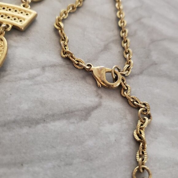 ✨ Stella and Dot Vintage Antique Boho Summer Iconic Kimberly Statement Necklace - Picture 15 of 16